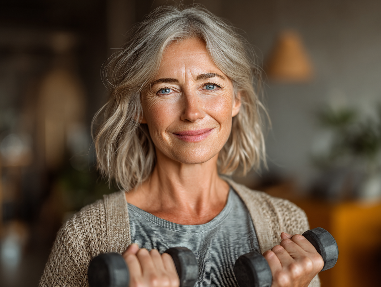 Семейство практикува йога заедно в дома
